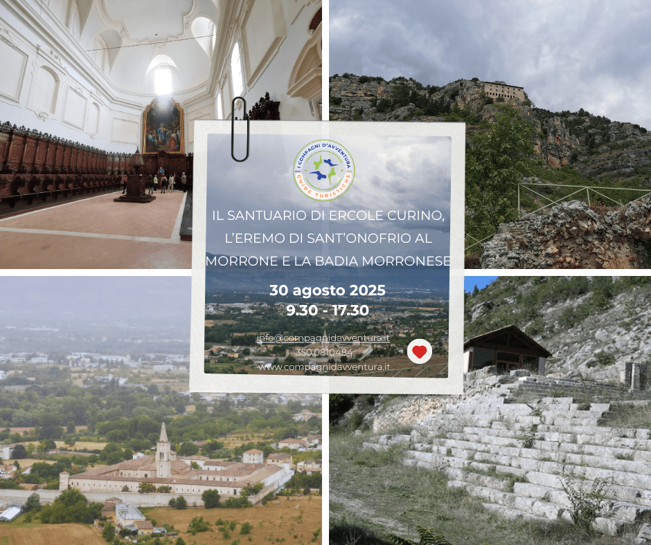 IL SANTUARIO DI ERCOLE CURINO, L’EREMO DI SANT’ONOFRIO AL MORRONE E LA BADIA MORRONESE